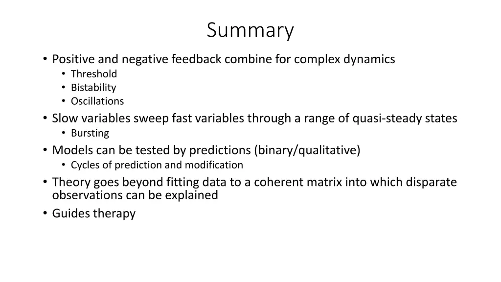 summary