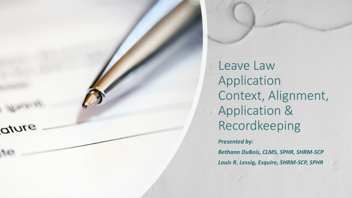 leave law application context alignment