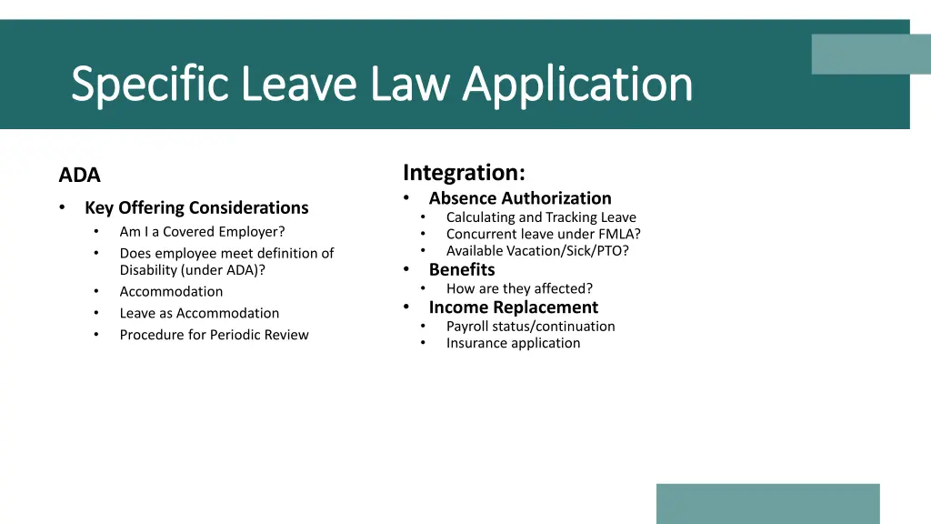 specific leave law application specific leave 3