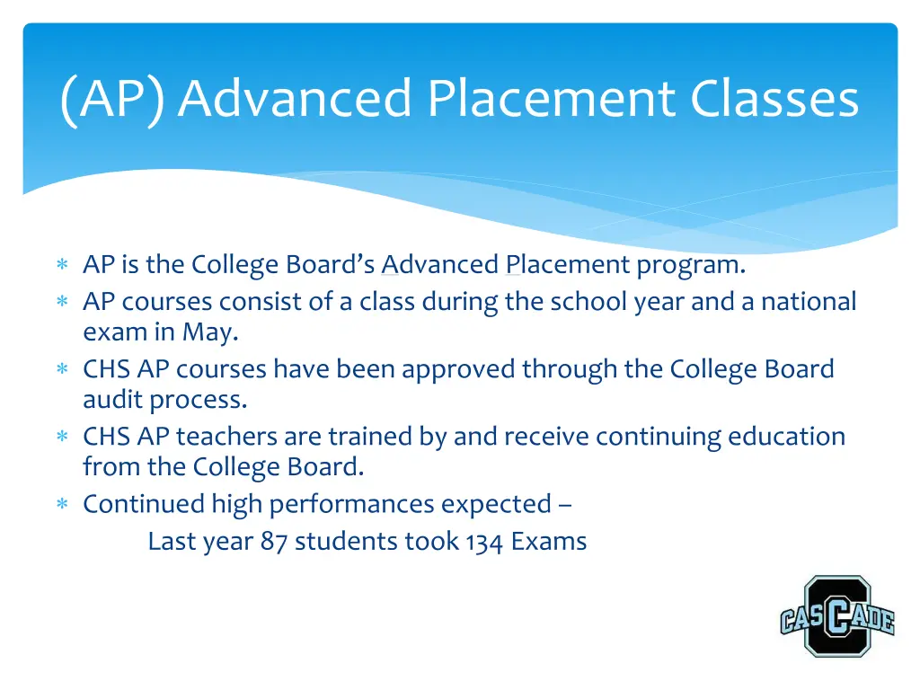 ap advanced placement classes