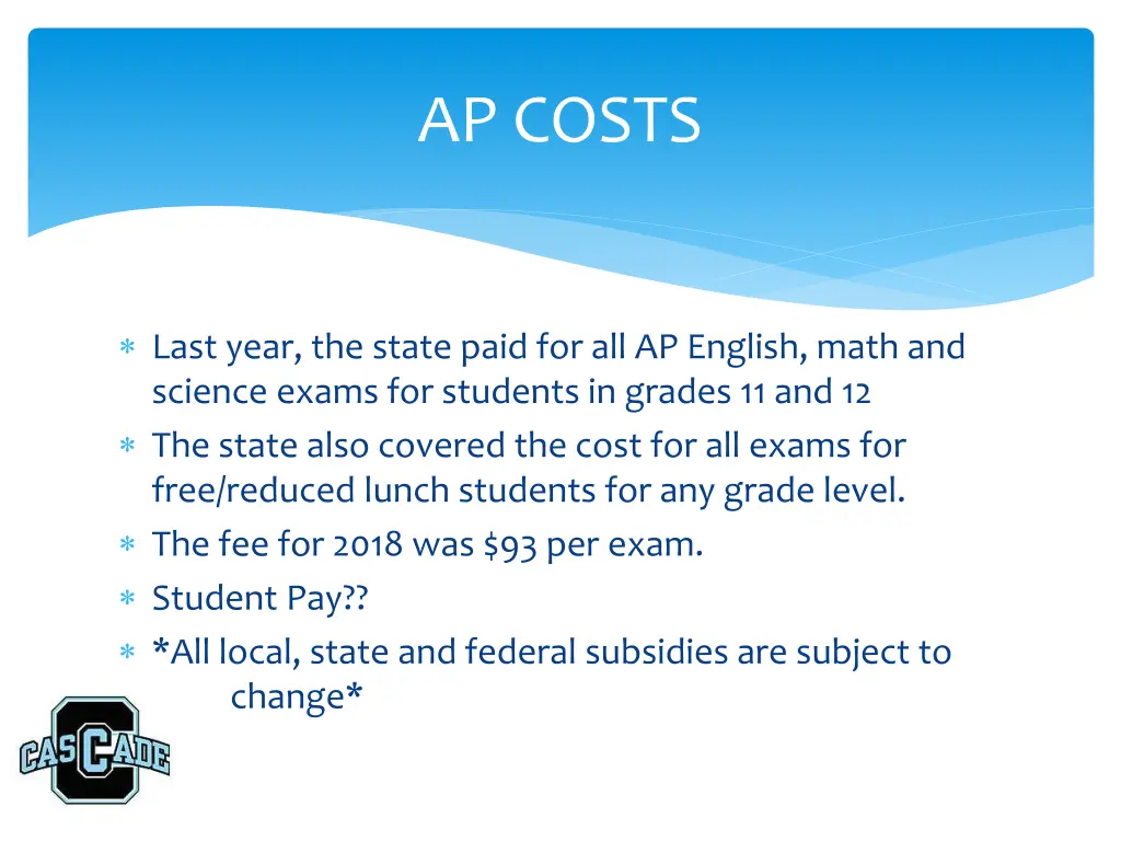ap costs