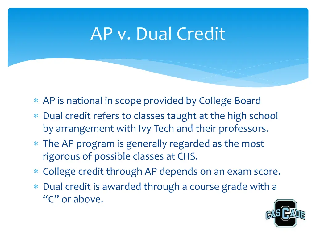 ap v dual credit