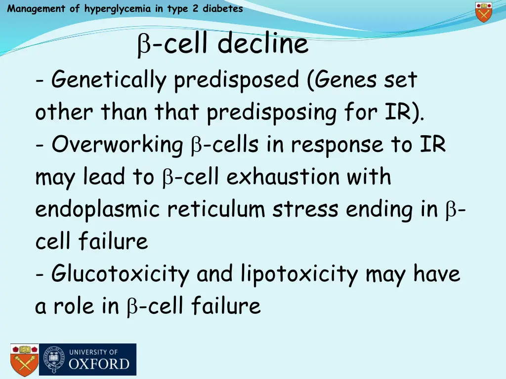 management of hyperglycemia in type 2 diabetes