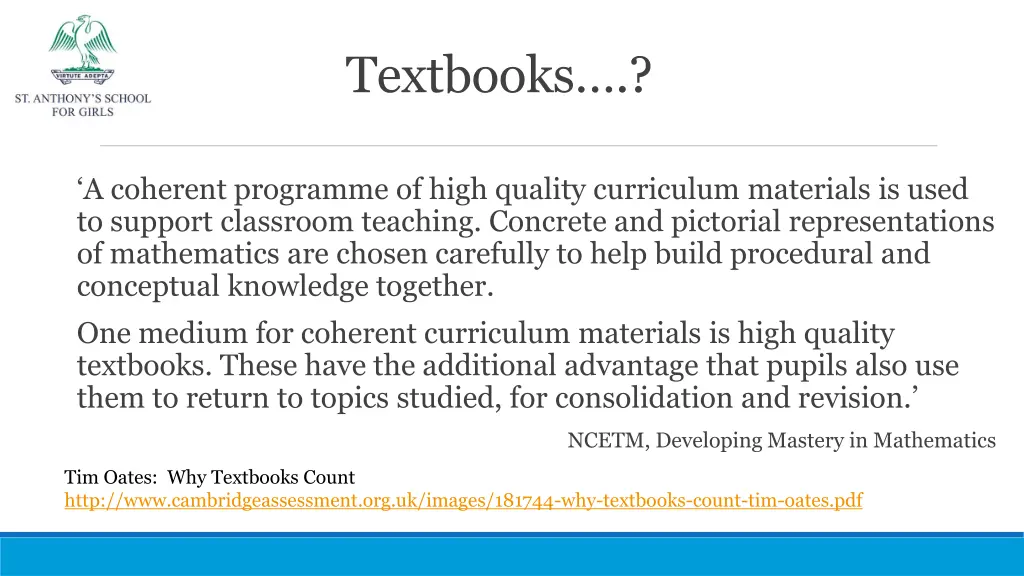 textbooks