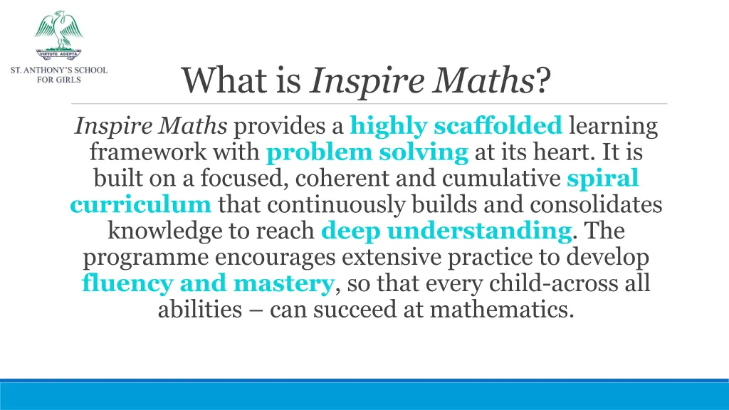 what is inspire maths inspire maths provides