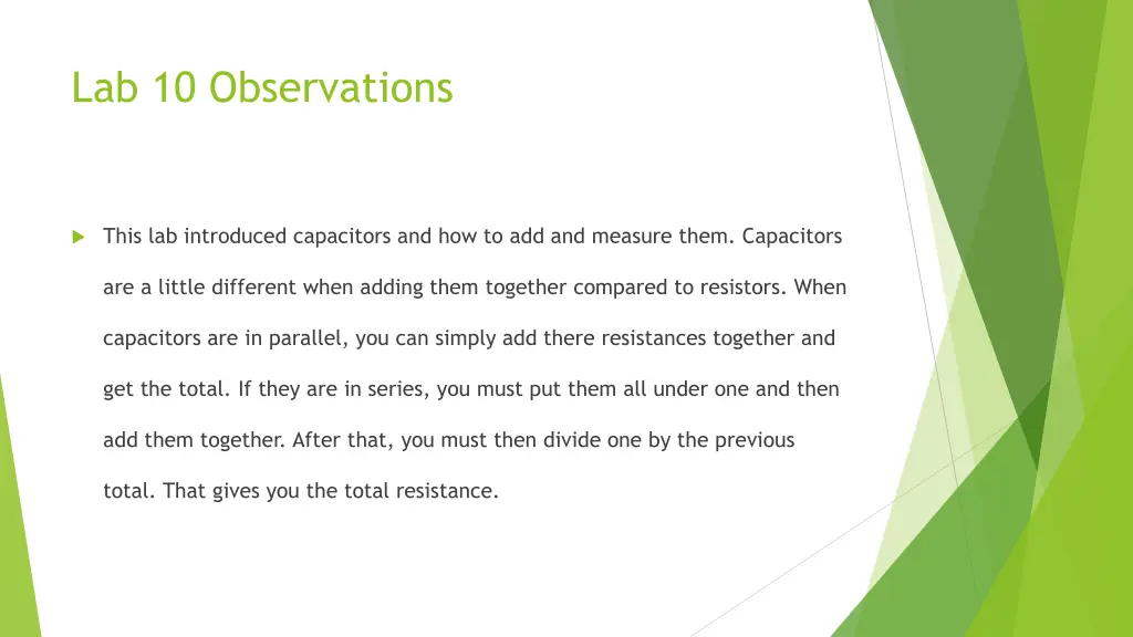 lab 10 observations