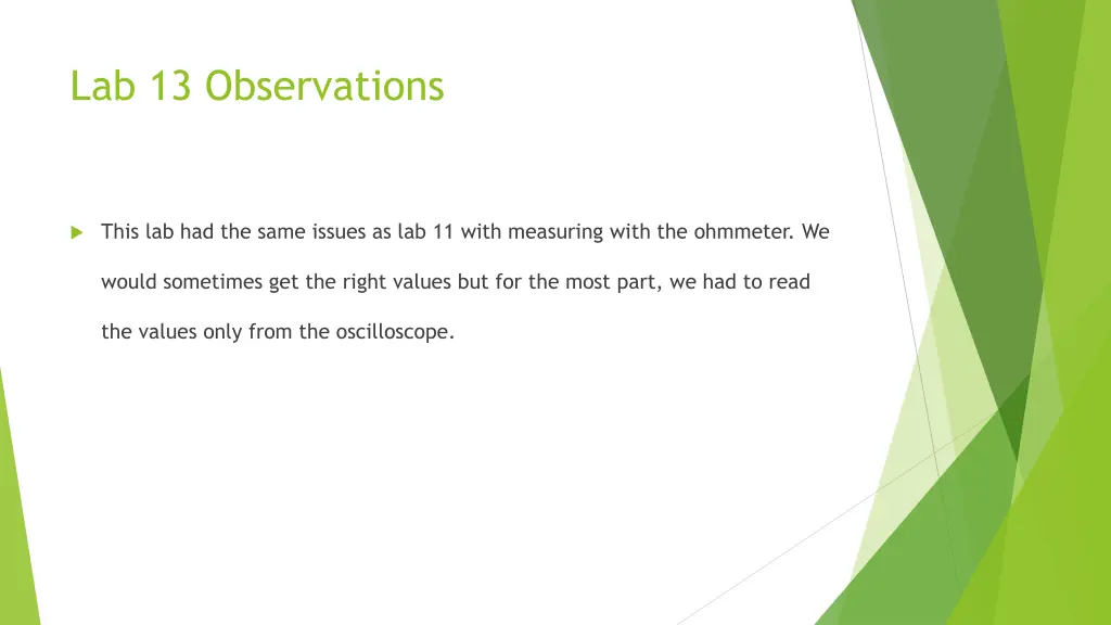lab 13 observations