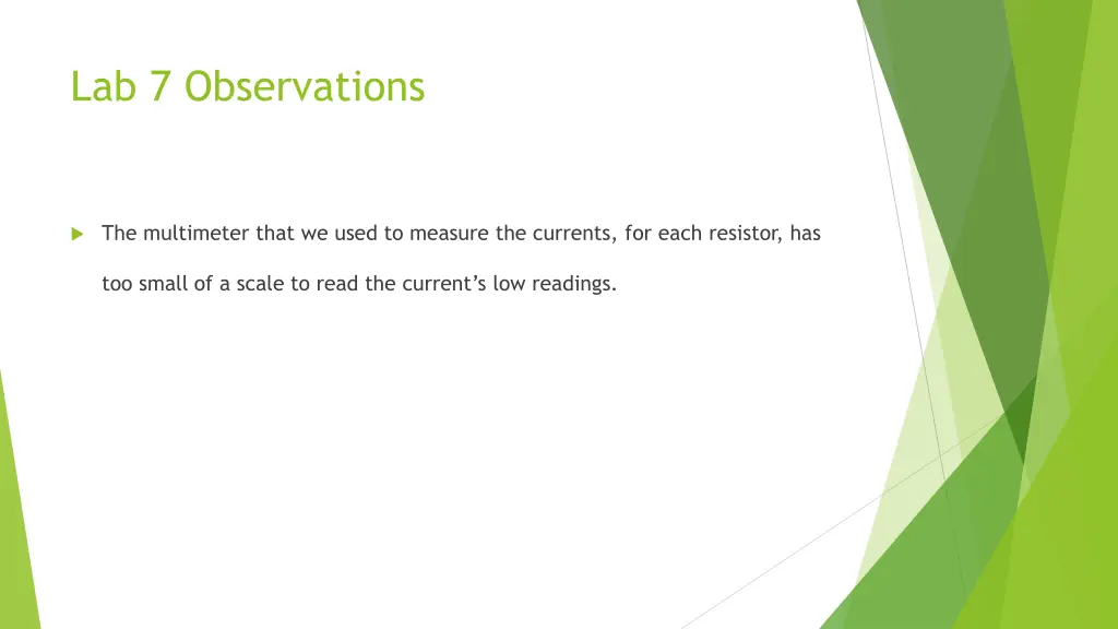 lab 7 observations