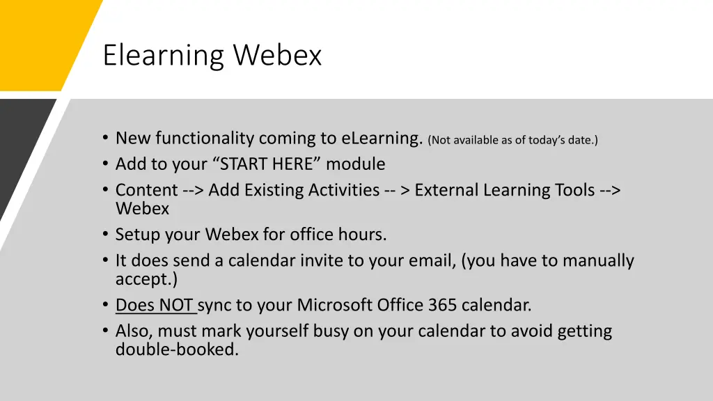 elearning webex