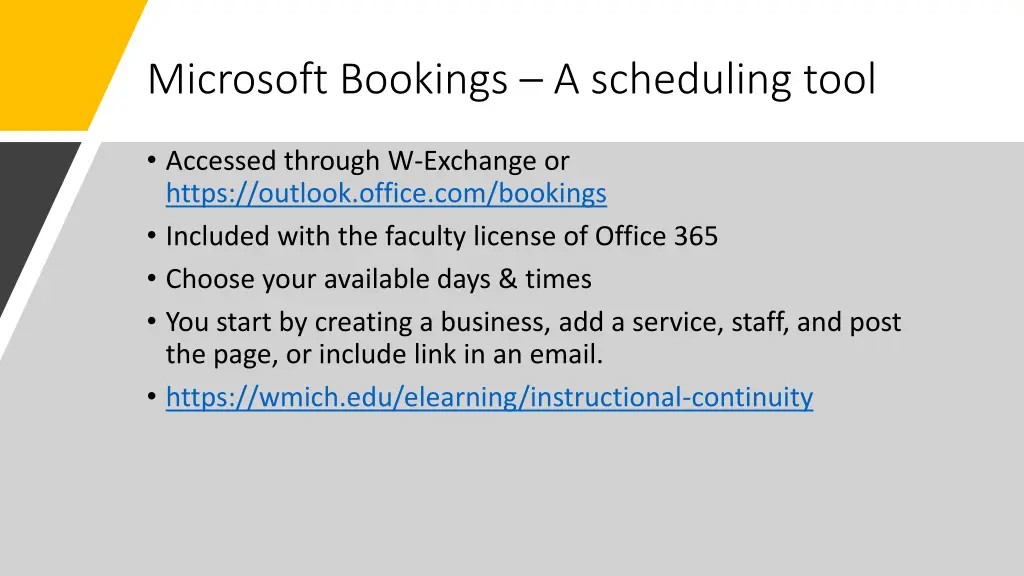microsoft bookings a scheduling tool