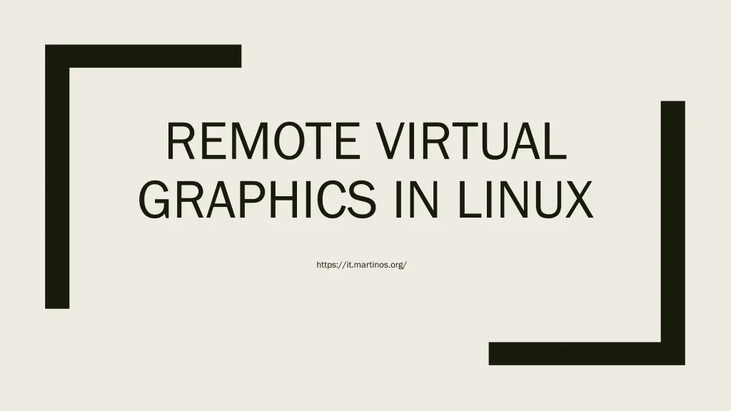 remote virtual graphics in linux