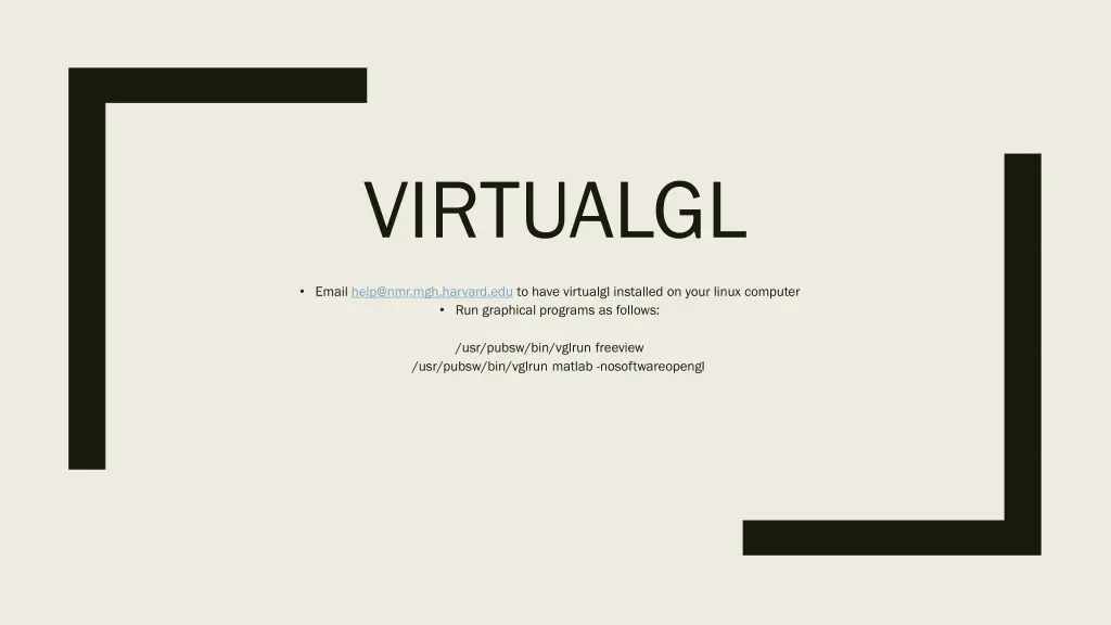 virtualgl
