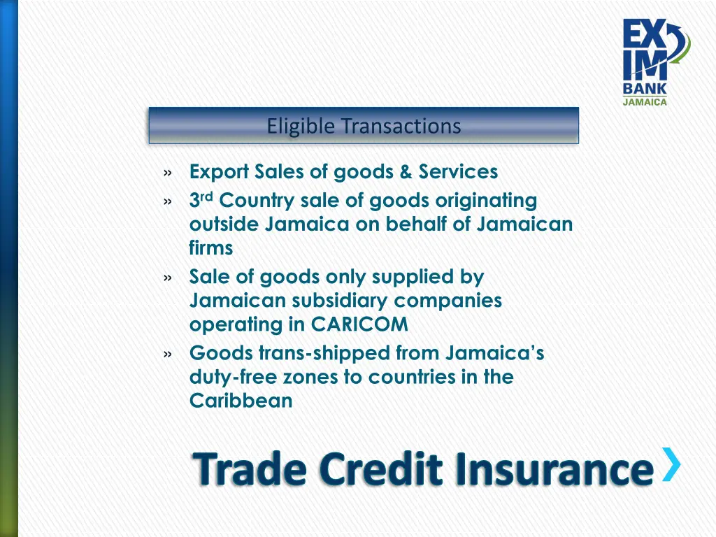 eligible transactions
