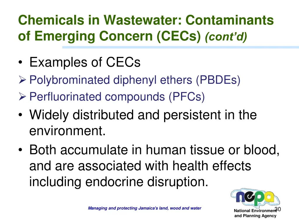 chemicals in wastewater contaminants of emerging 2