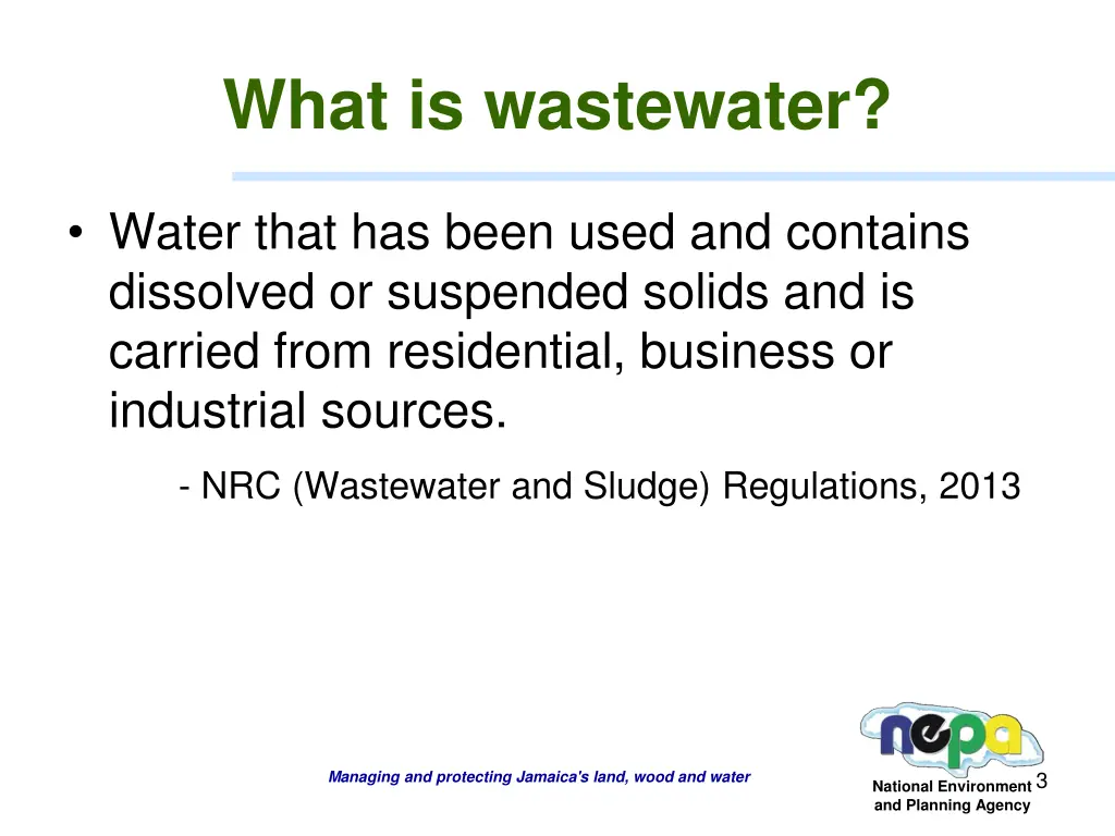 what is wastewater