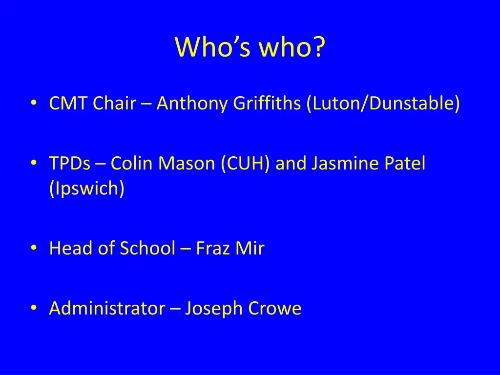 who s who