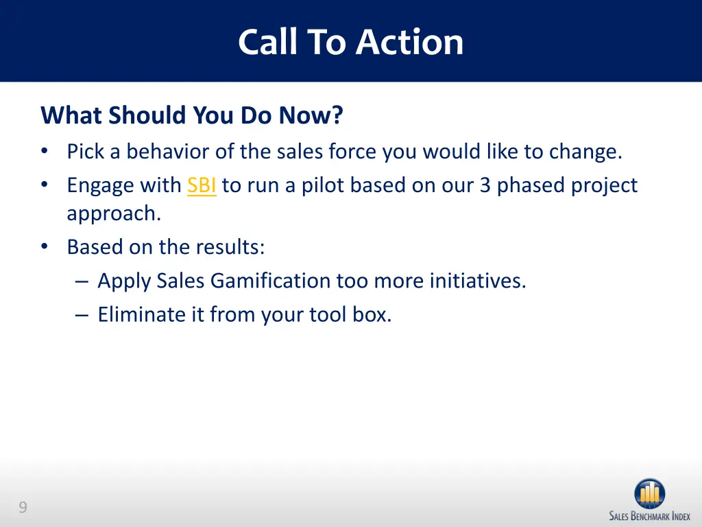 call to action