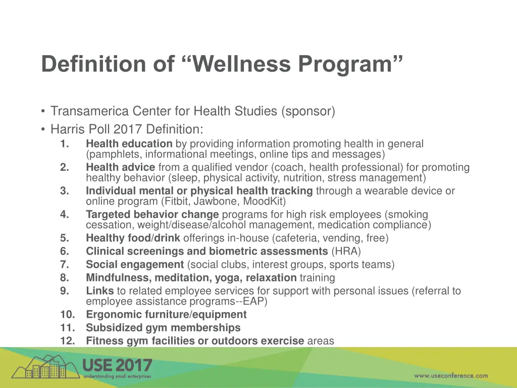 definition of wellness program