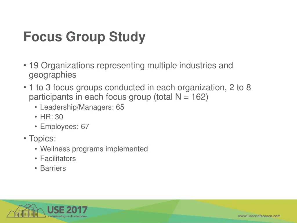focus group study