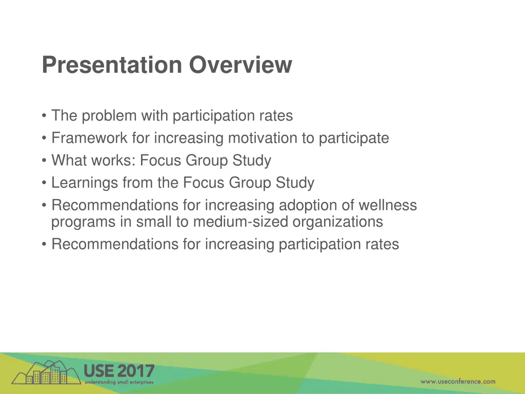 presentation overview