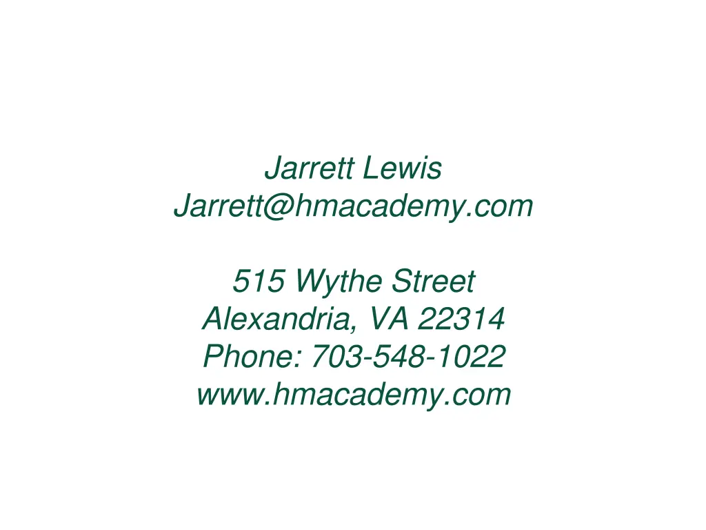 jarrett lewis