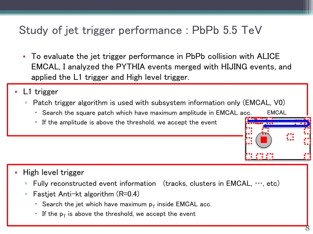 study of jet trigger performance pbpb 5 5 tev