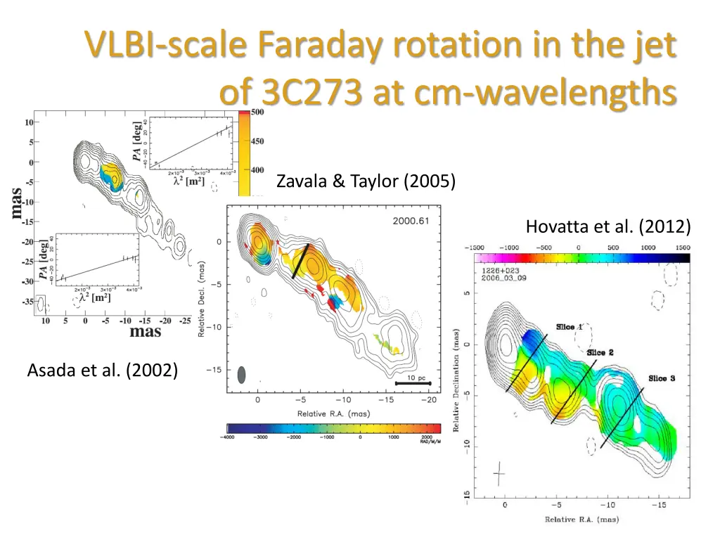 vlbi scale faraday rotation in the jet of 3c273