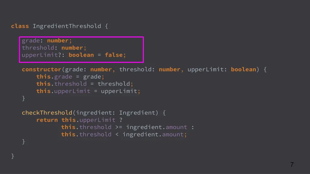 class ingredientthreshold