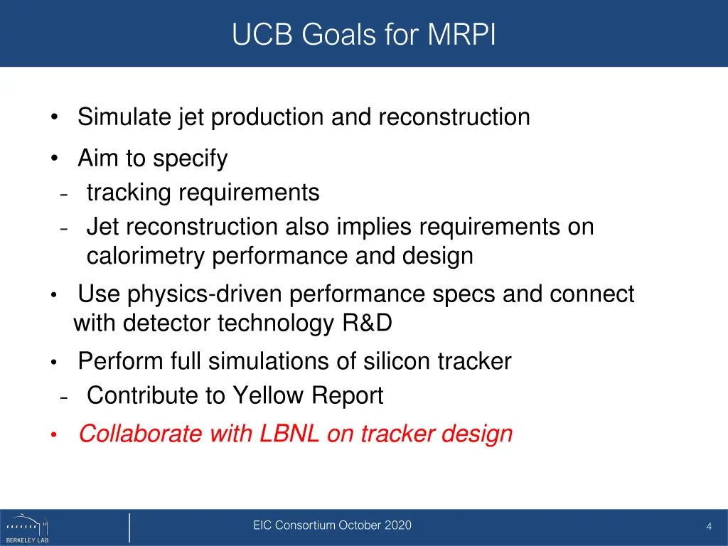 ucb goals for mrpi