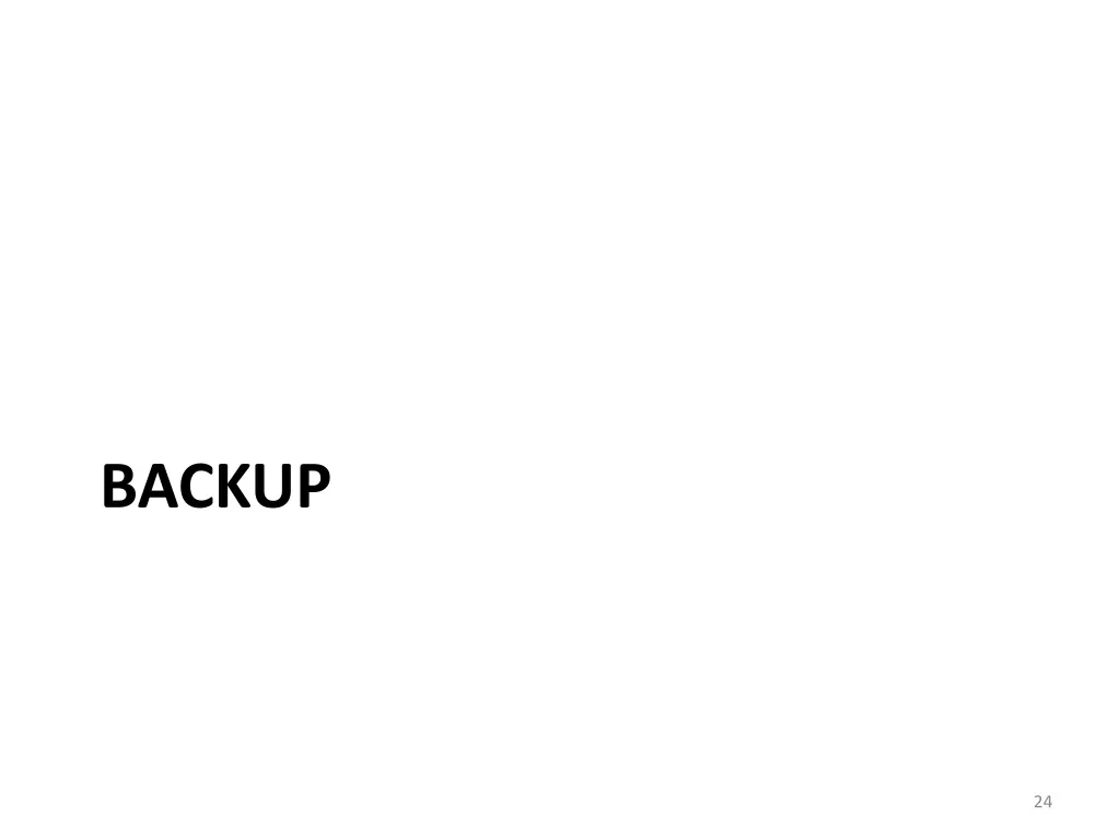 backup