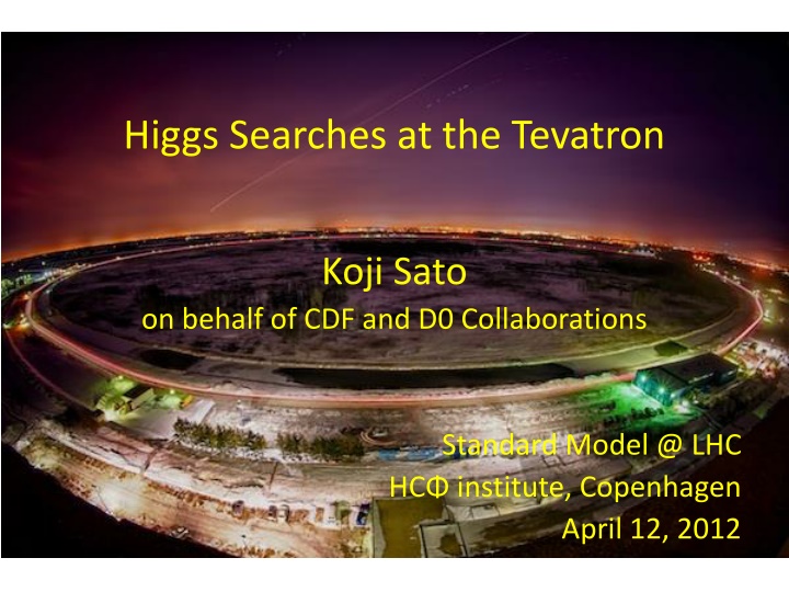 higgs searches at the tevatron
