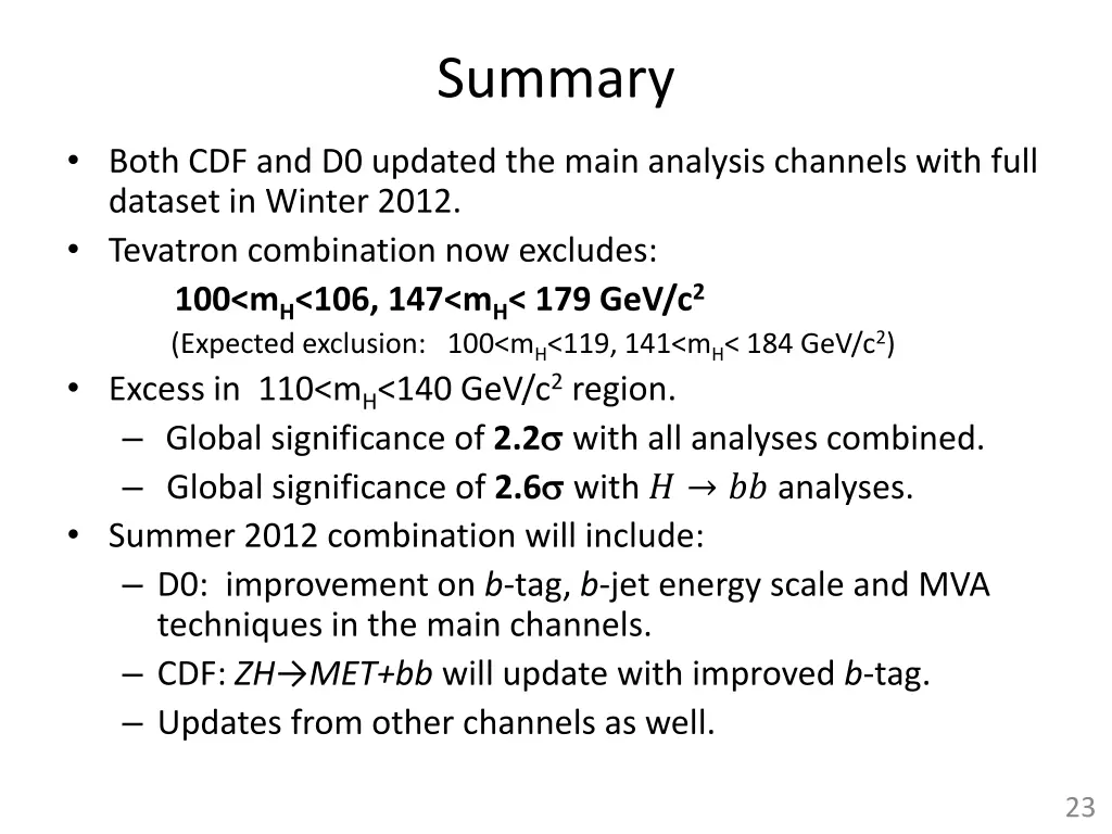 summary