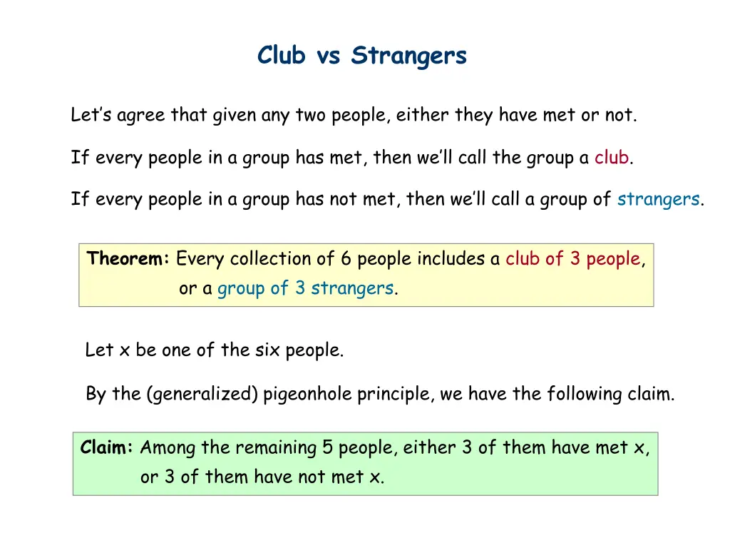 club vs strangers
