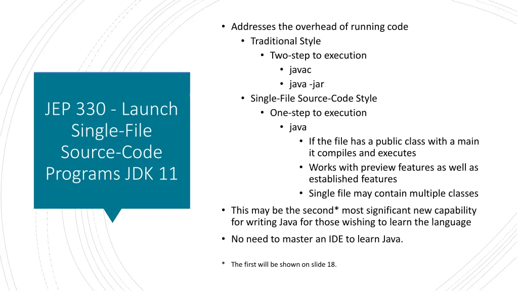 addresses the overhead of running code