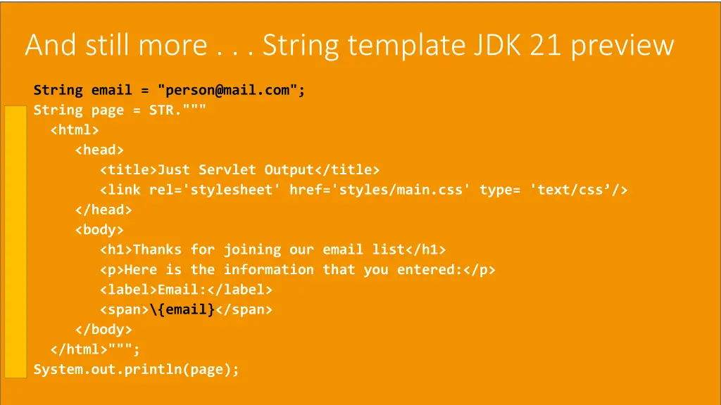 and still more string template jdk 21 preview