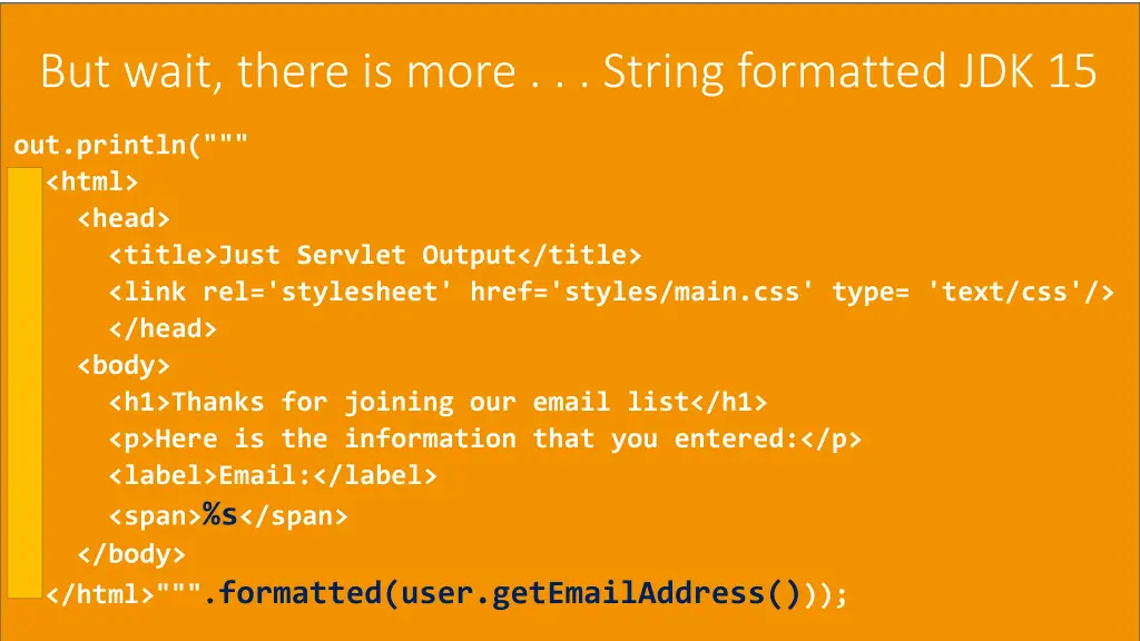 but wait there is more string formatted jdk 15