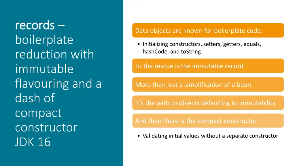 records records boilerplate reduction with