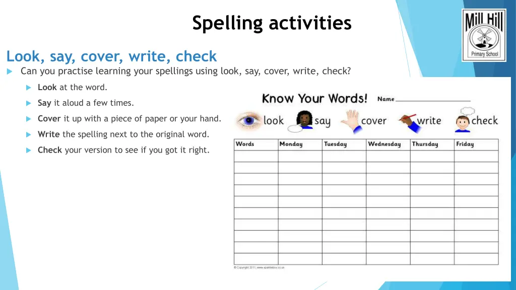 spelling activities 1