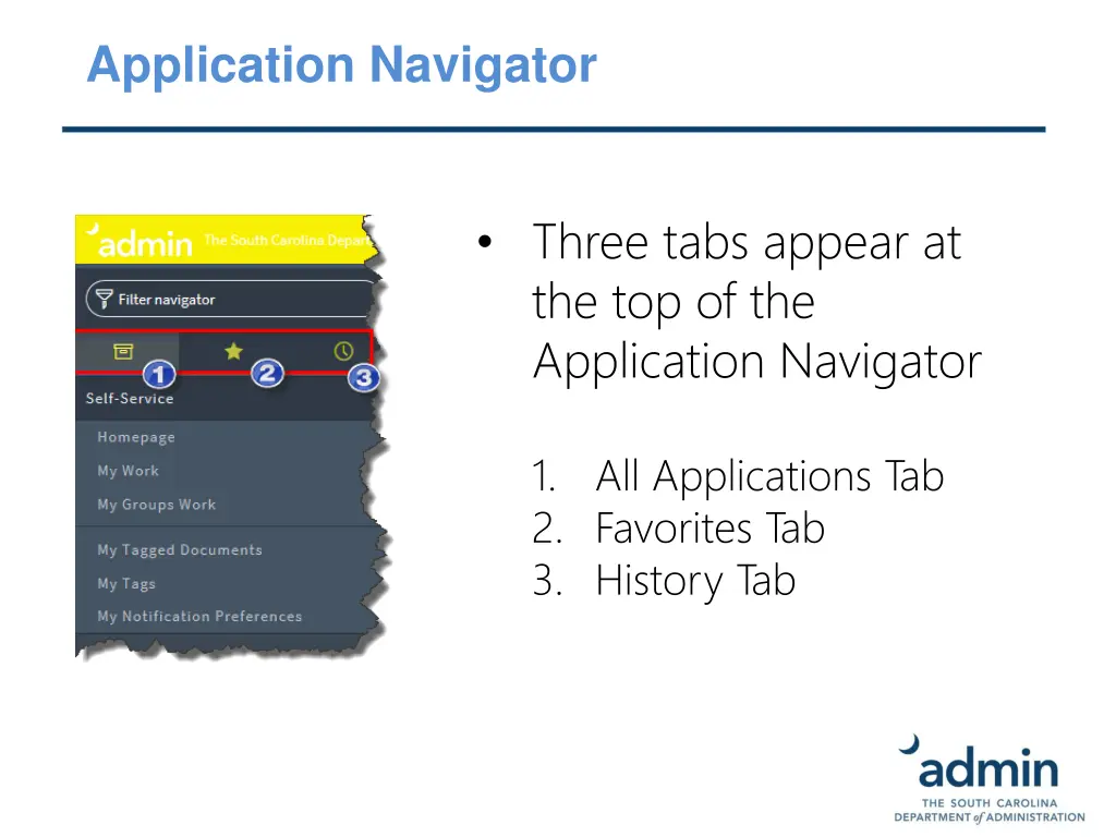 application navigator 1