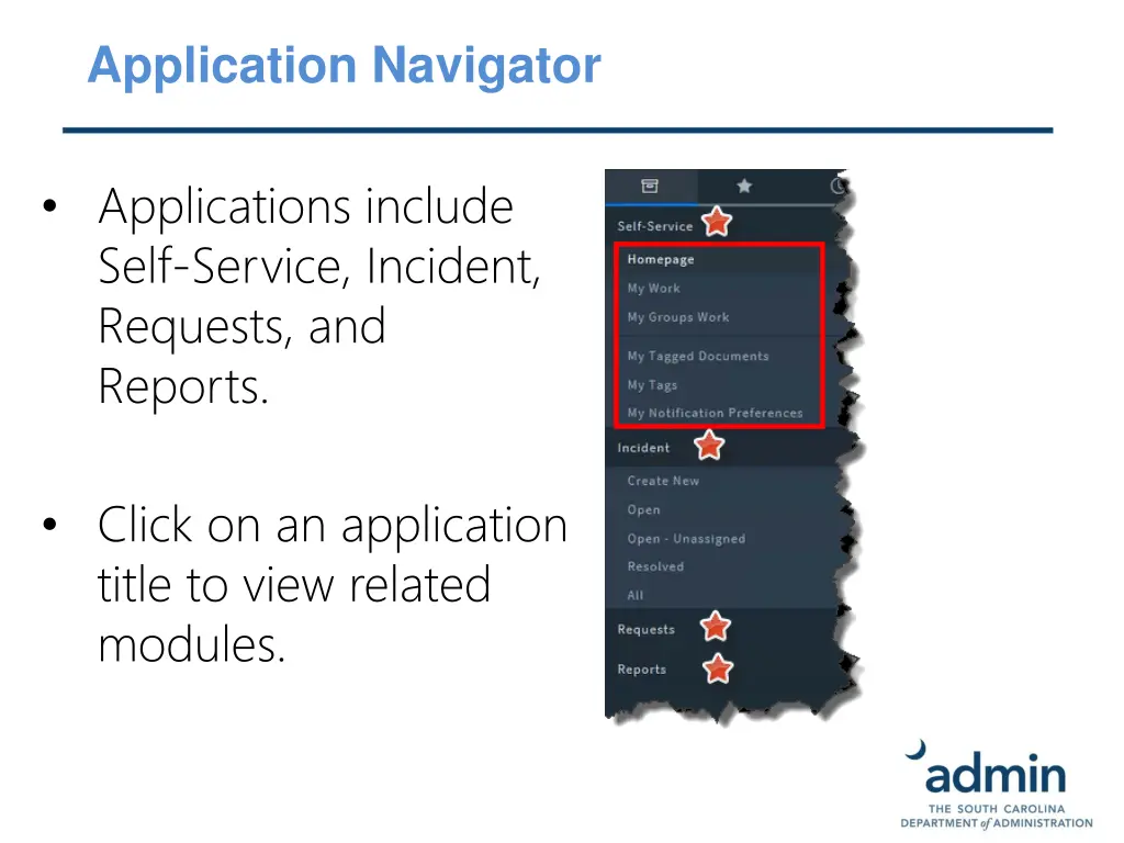 application navigator 2