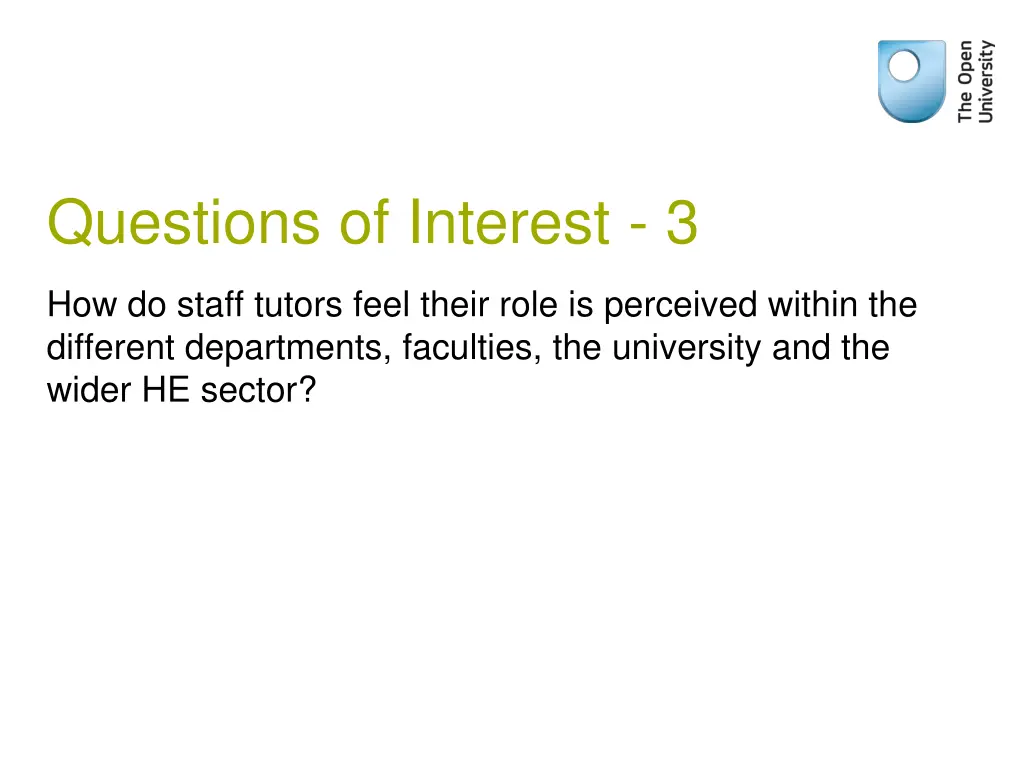 questions of interest 3