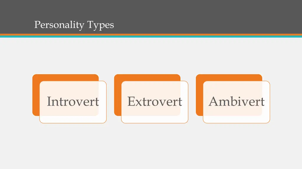 personality types