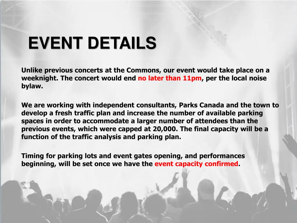 event details