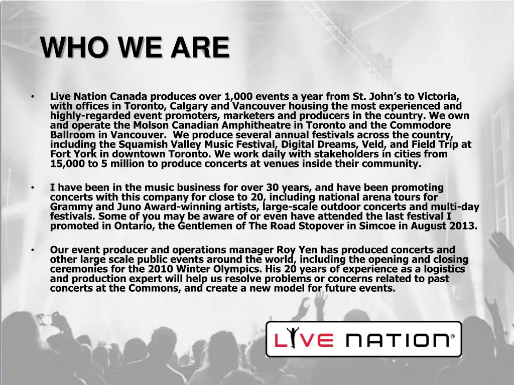 who we are