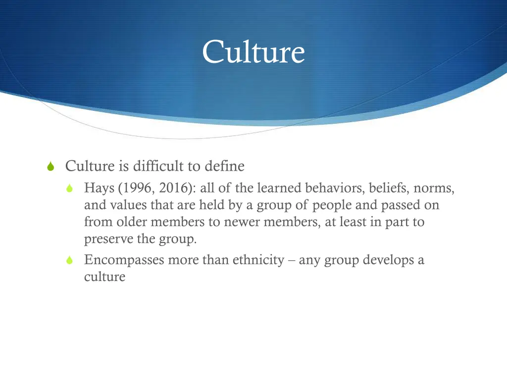culture