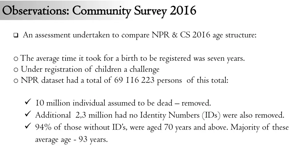 observations community survey 2016 observations 1
