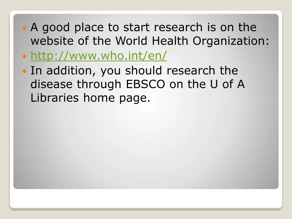 a good place to start research is on the website