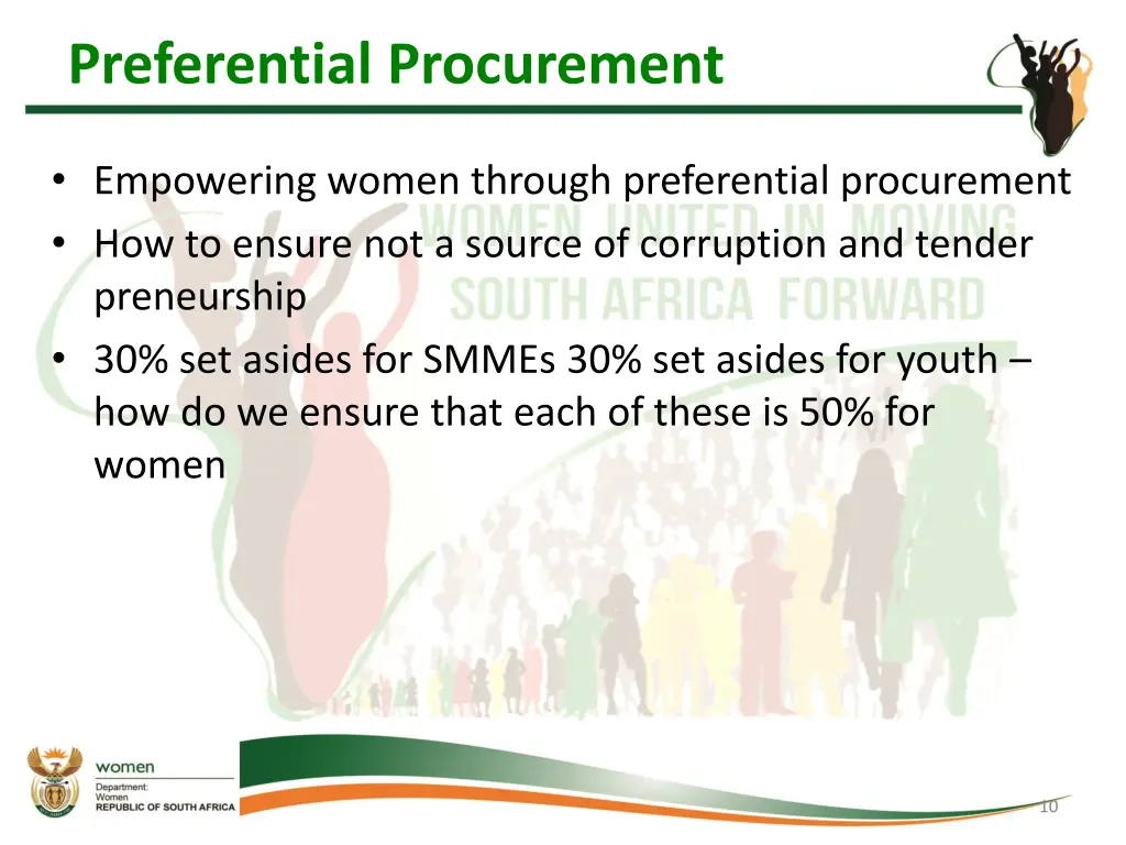 preferential procurement