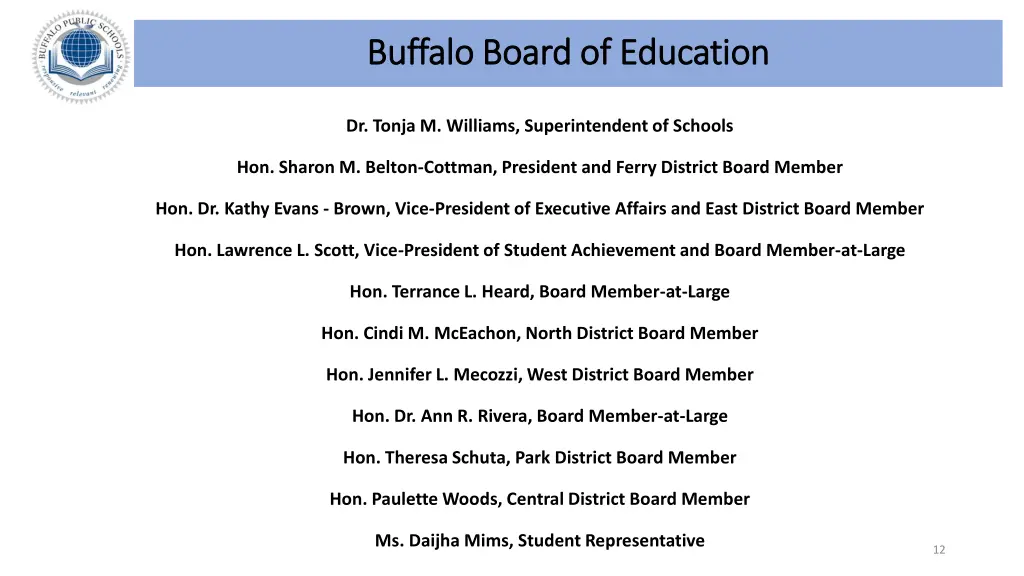 buffalo board of education buffalo board