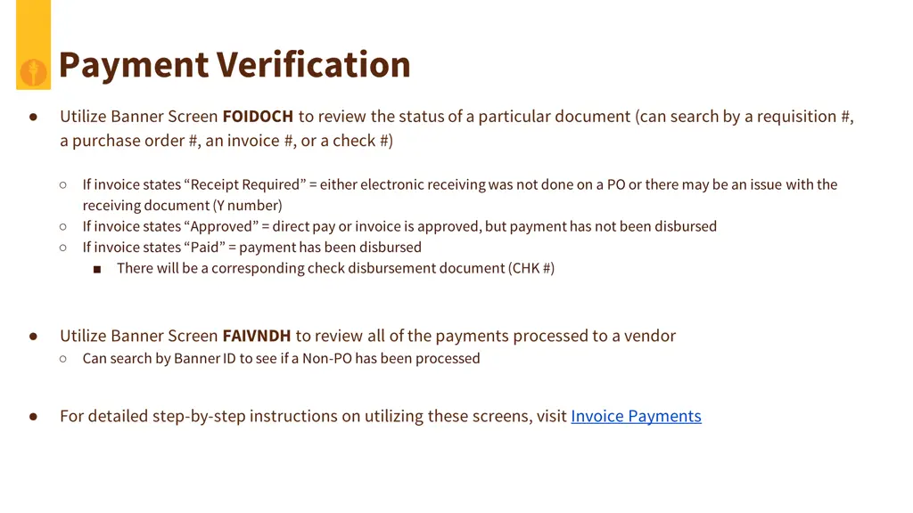 payment verification